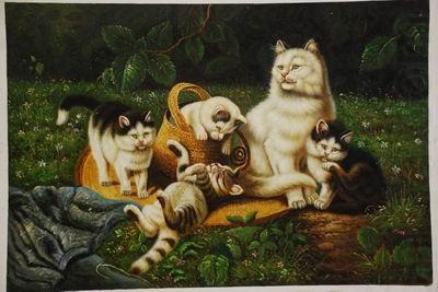 unknow artist cats 034 china oil painting image